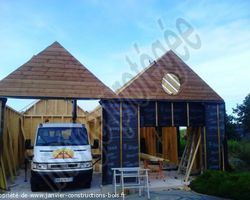 Janvier Constructions Bois - Trégastel - Garage à bateau, ossature bois